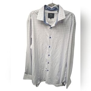 W.R.K. Men's 4 Way Stretch Plaid Shirt Sz 17/ XXL